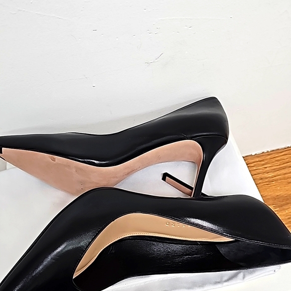 VERONICA BEARD LISA LEATHER PUMPS. - Picture 5 of 8